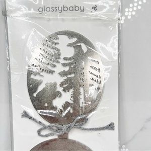 Glassybaby stainless steel votive holder